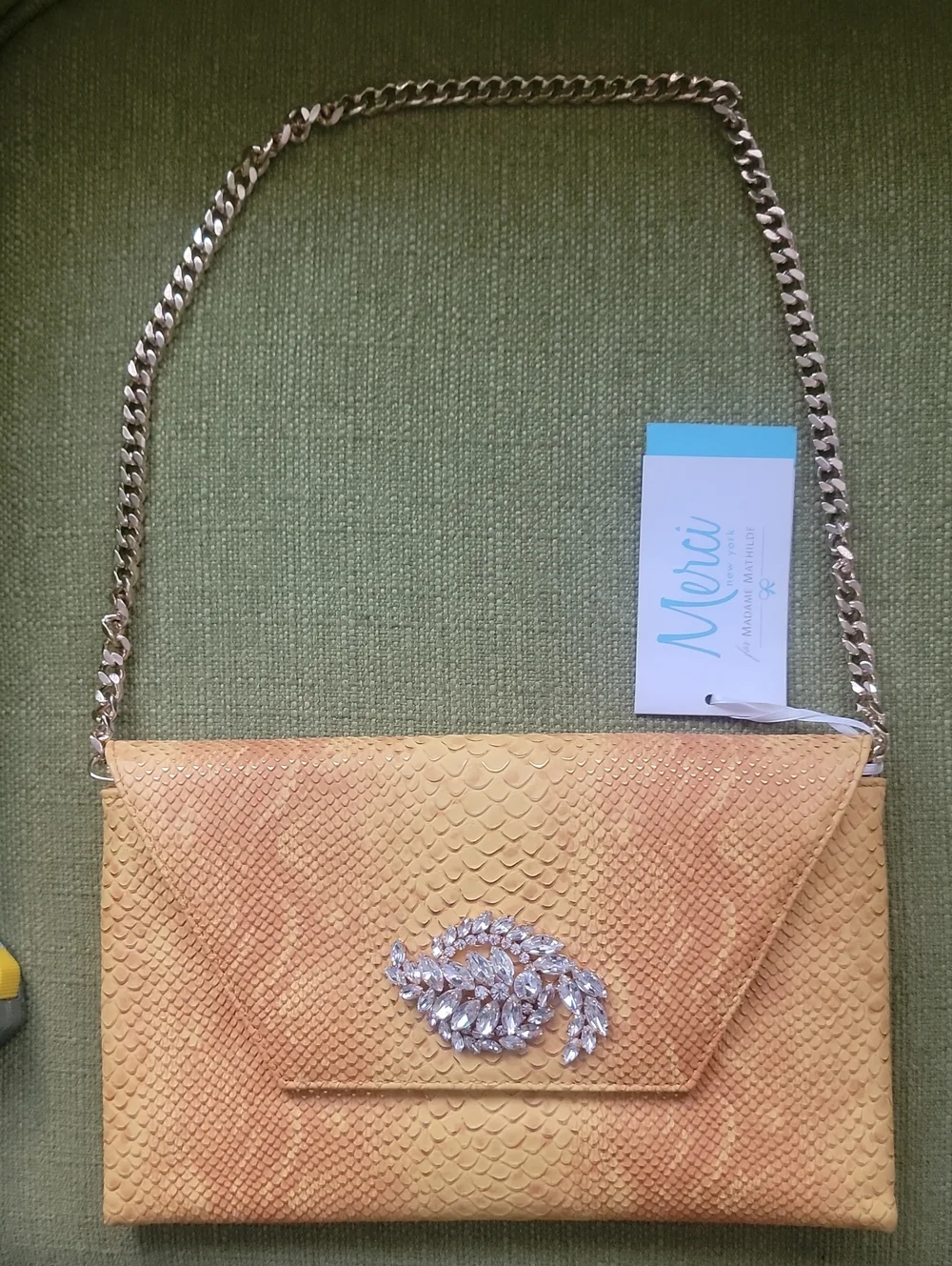 Merci New York By MADAME MATHILDE Clutch Shoulder Purse